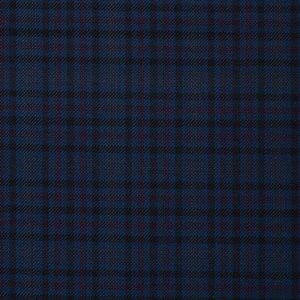 17015 – navy with black /pink over check