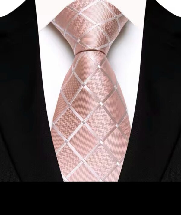 Pale Pink Diamond Tie