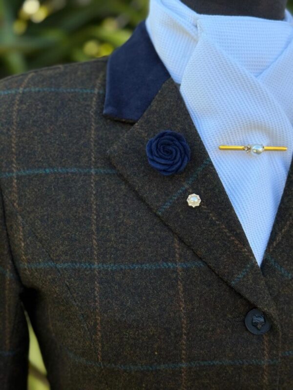 Brown Tweed/Mustard Teal Overcheck - Image 3