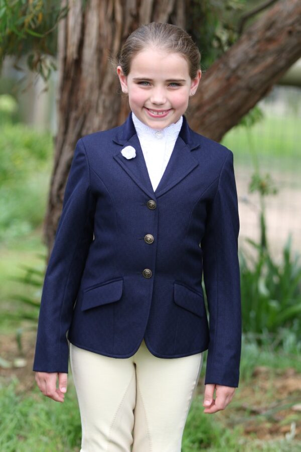 Childs Navy Shimmer/Velvet Trim - Image 5