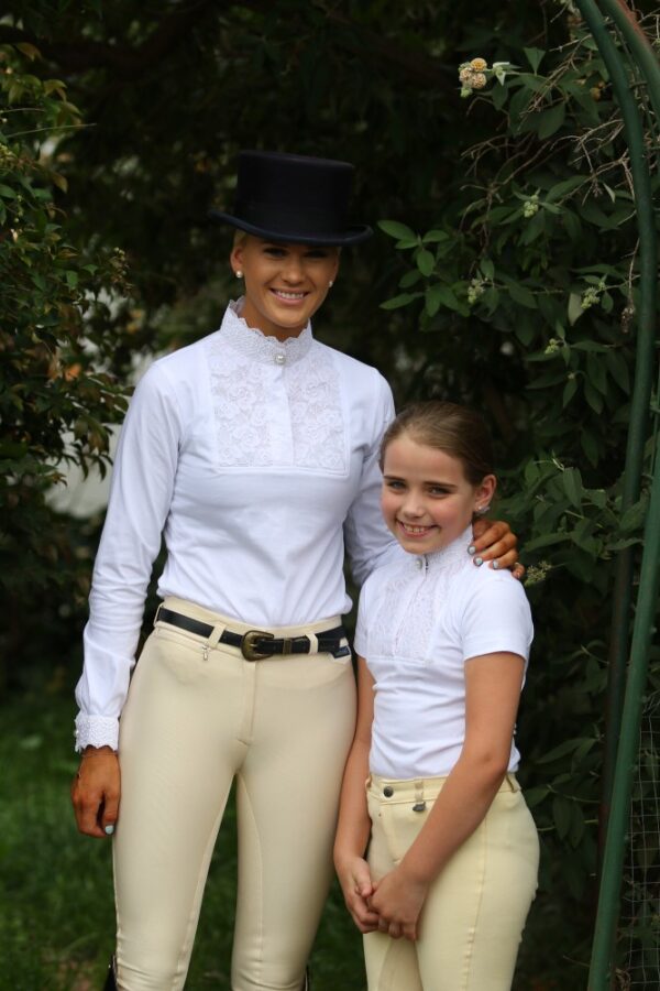 Childs Pearl Lace Shortsleeve Shirt - Image 2