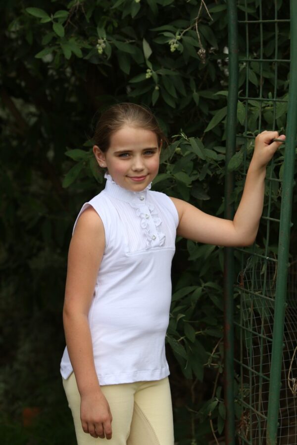 Childs Ruffle Sleeveless Shirt - Image 3