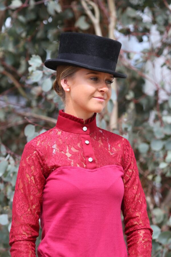 Highcollar Lace Longsleeve Shirt - Image 13