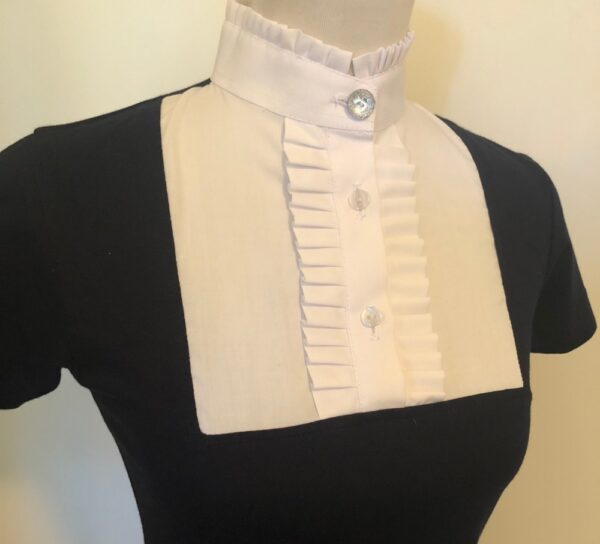 Box Pleat Highcollar Shortsleeve Shirt - Image 2