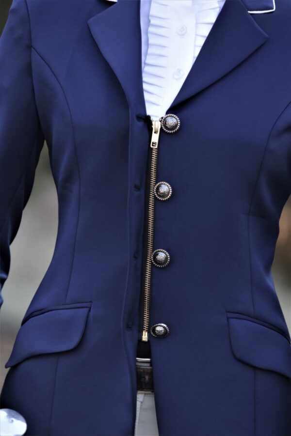 Navy Stretch/Zip Button Closure - Image 3