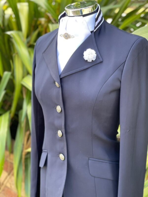 Navy Stand-up Collar/White Trim - Image 5