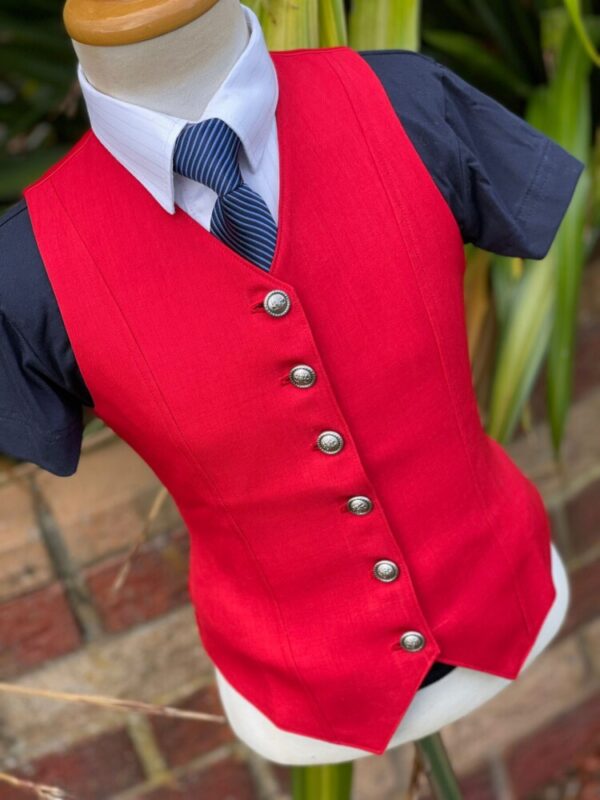 Red Classic Waistcoat