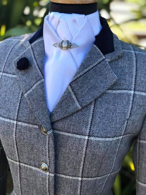 Steel Grey Tweed/Double Windowpane (Size 6 & 16) - Image 3