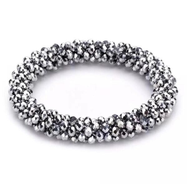 Silver Glamour Scrunchie - Image 3