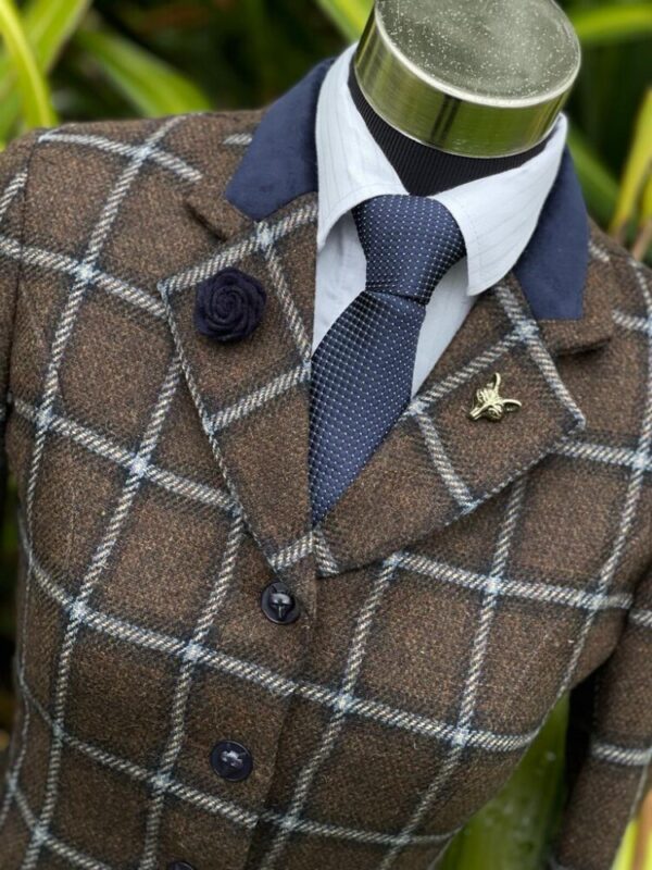 Chocolate Tweed/Windowpane