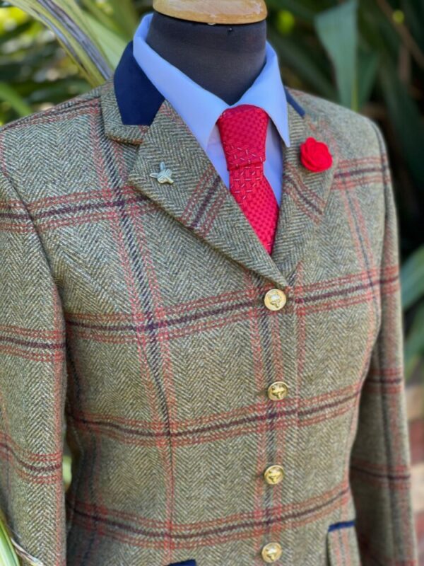 Tan Tweed/Double Overcheck (Sizes 6, 8 & 12)