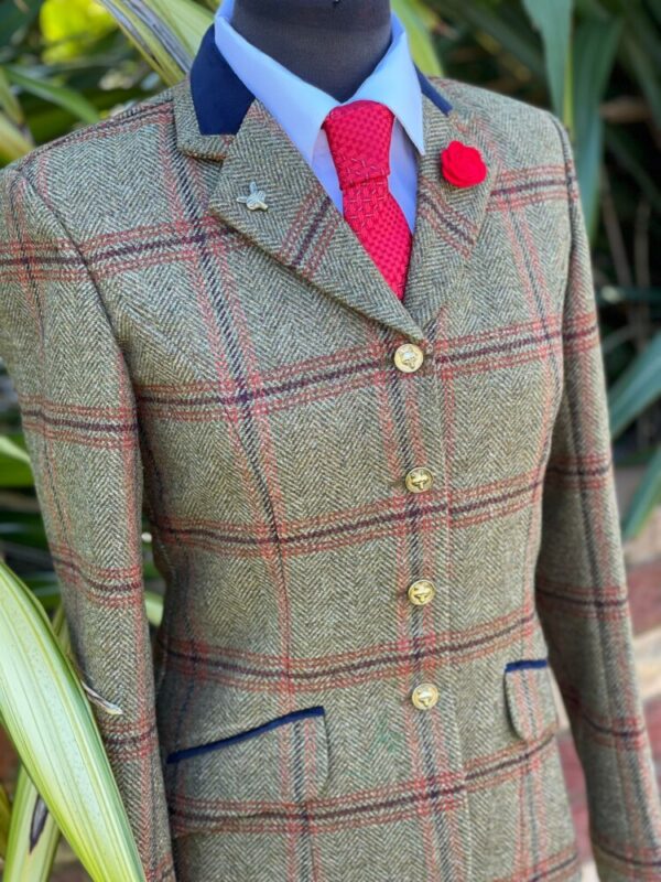 Tan Tweed/Double Overcheck (Sizes 6, 8 & 12) - Image 3