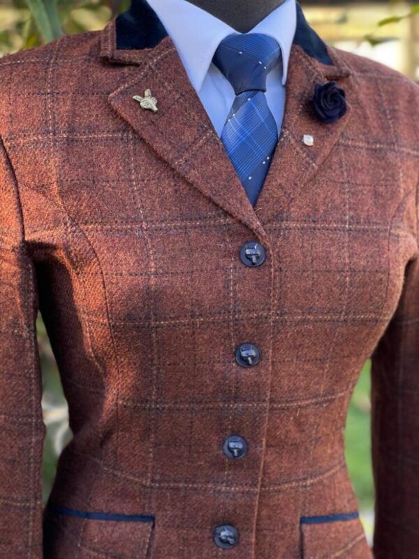 Chestnut Brown Tweed/Overcheck - Image 4