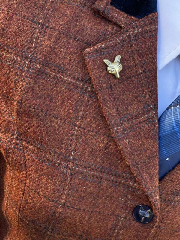 Chestnut Brown Tweed/Overcheck - Image 2