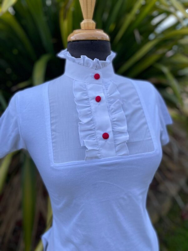 Ruffle Shortsleeve Shirt - Image 3