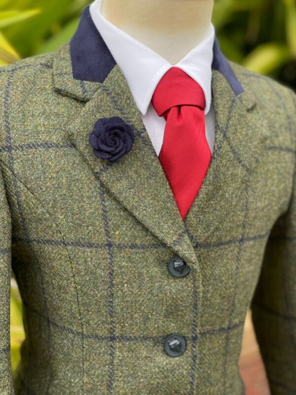 Olive Tweed/Navy Windowpane - Image 5