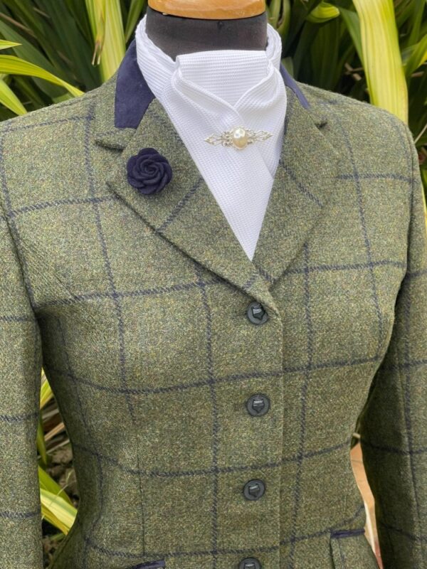 Olive Tweed/Navy Windowpane - Image 2