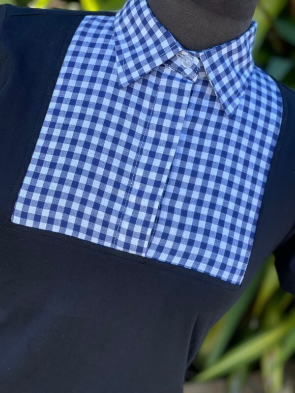 Check Collared Shortsleeve Shirt - Image 3