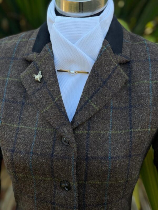 Brown Tweed/Black Trim