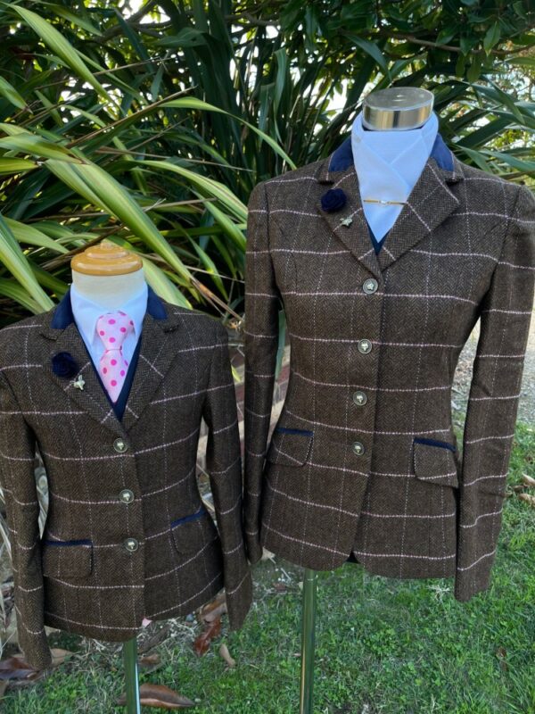 Brown Tweed/Pink Overcheck - Image 4