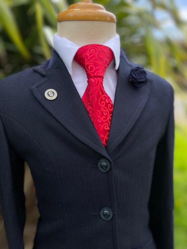 Childs English Navy Herringbone/Foxhead Buttons - Image 5