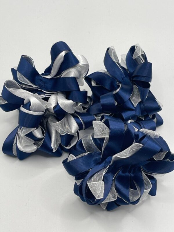 Navy / White Scrunchie - Image 2