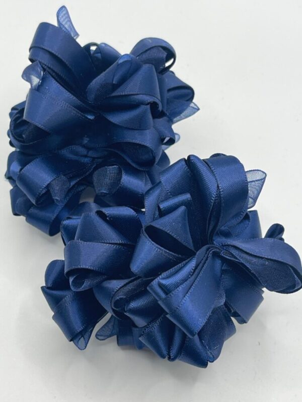 Navy Hair Scrunchie